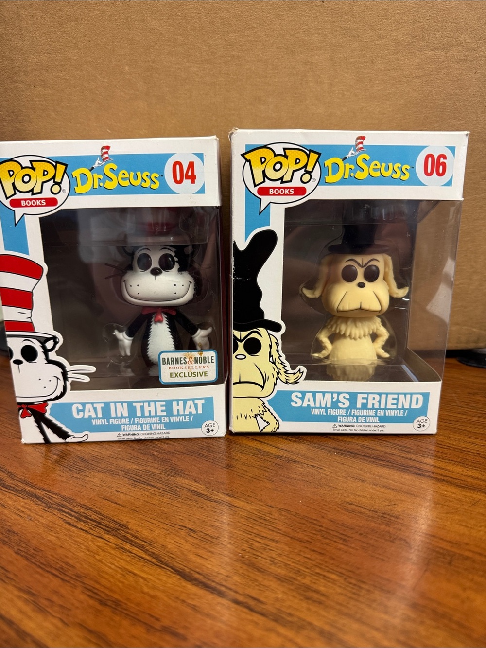 Funko Pop! Dr. Seuss Cat in the Hat & Sam's Friend Vinyl Figures (Set)